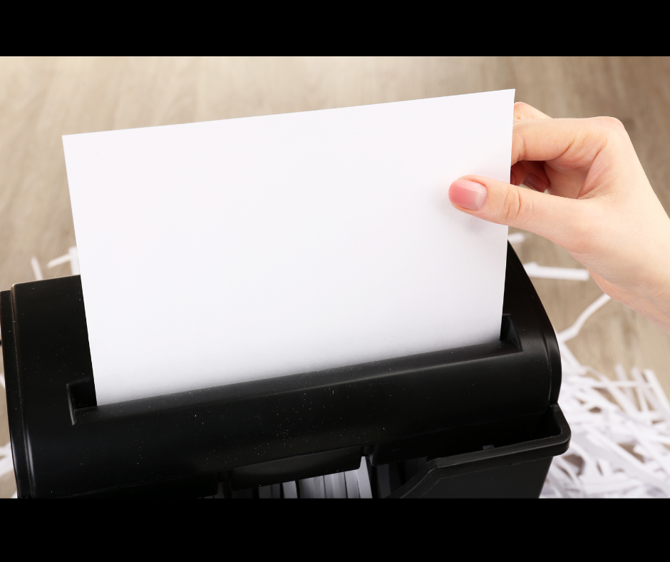 paper shredder